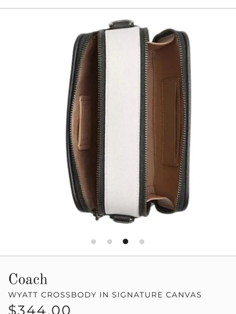 Coach WYATT CROSSBODY IN SIGNATURE CANVAS - Picture 11 of 12